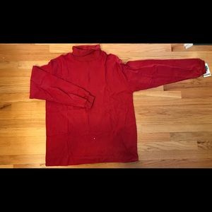 Vintage men’s red turtleneck.